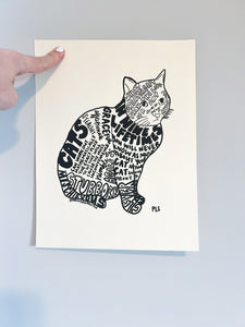Clever Cat Print