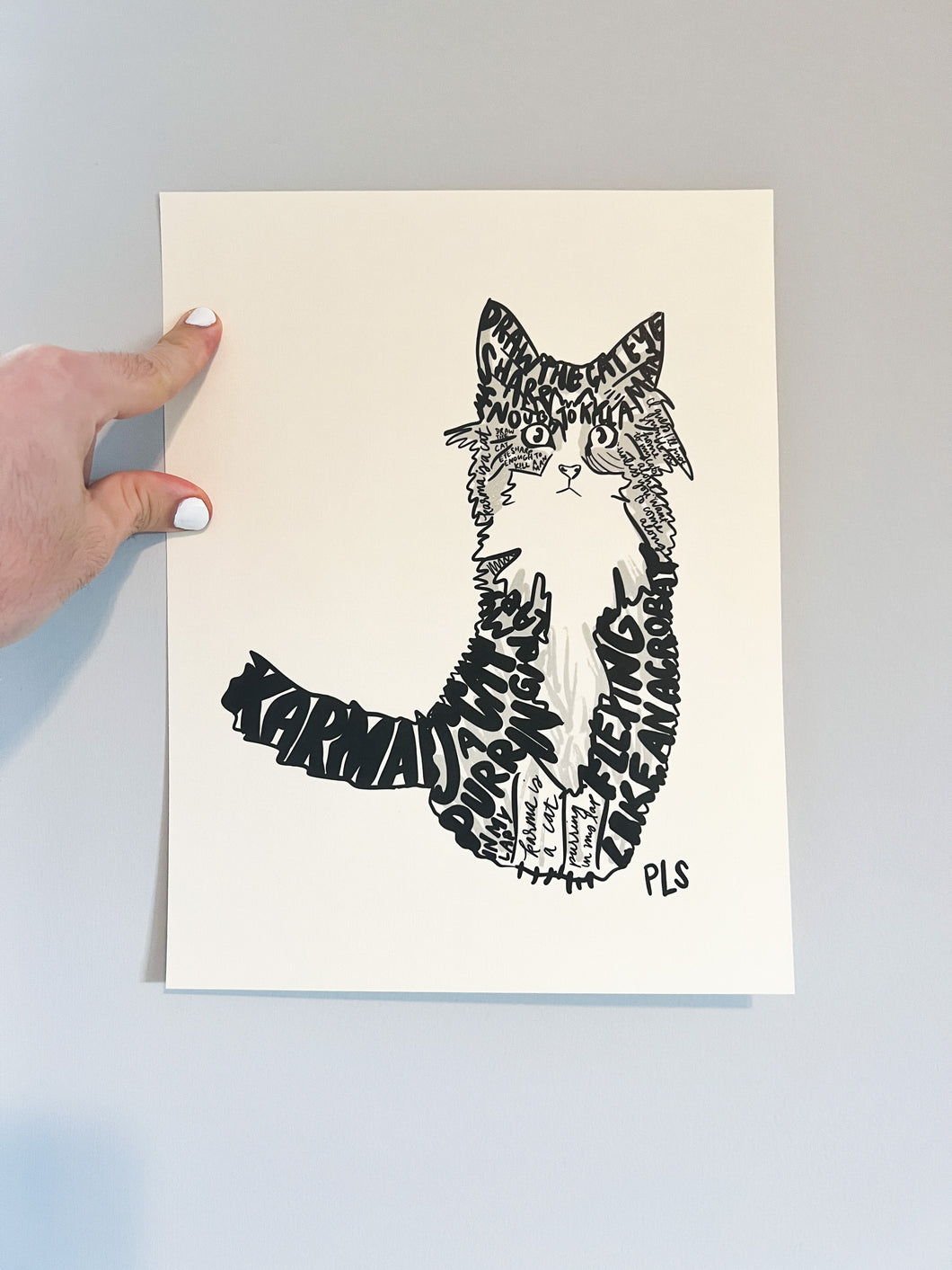 Karma Cat Print
