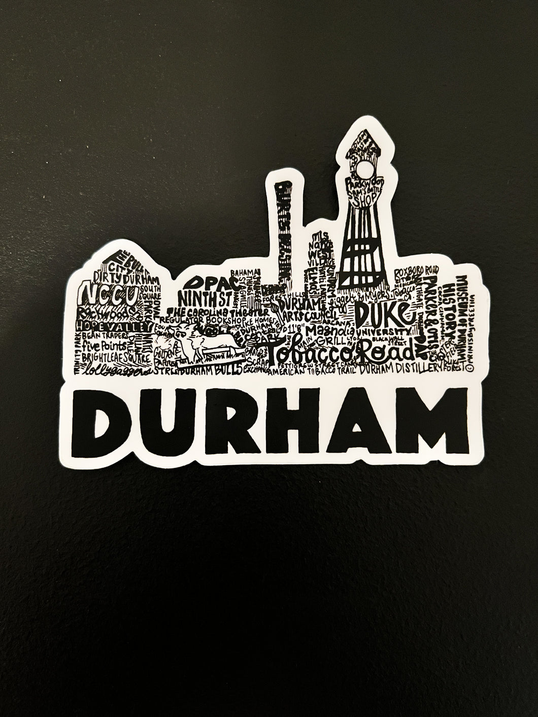 Durham Sticker