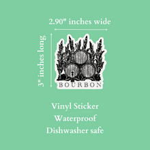 Load image into Gallery viewer, Bourbon Barrel Vinyl Sticker
