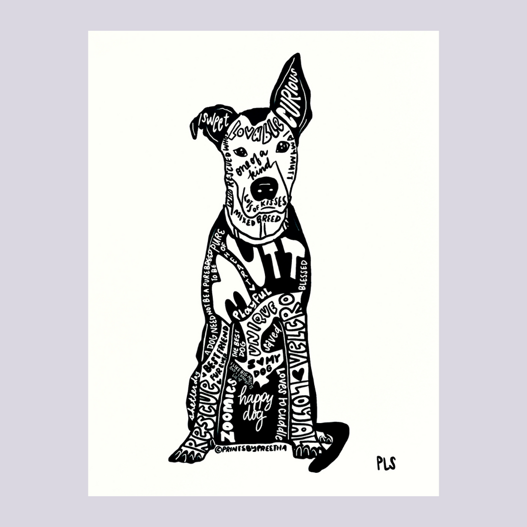 Mutt Dog Print