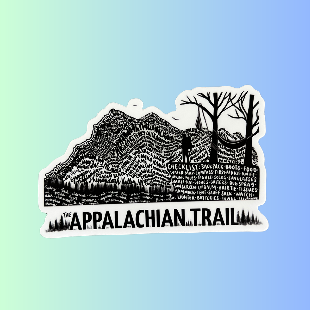 Appalachian Trail Vinyl Sticker