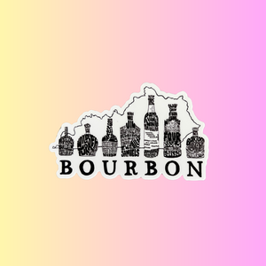 Bourbon Vinyl Sticker