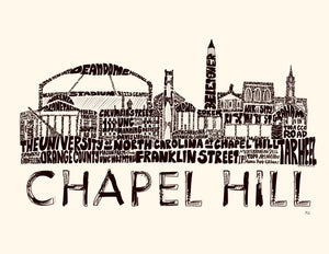 Chapel Hill Artwork Print