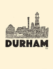 Load image into Gallery viewer, Durham NC Skyline Print
