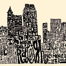 Load image into Gallery viewer, Raleigh Skyline Print
