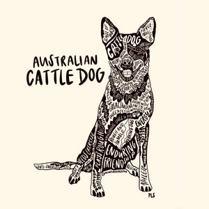 Australian Cattle Dog Print
