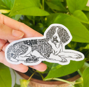 Beagle Dog Vinyl Sticker