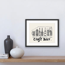 Load image into Gallery viewer, North Carolina Craft Beer Print
