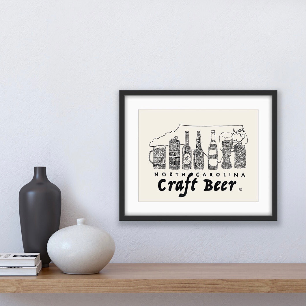 North Carolina Craft Beer Print