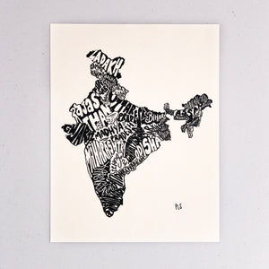 India States Print